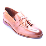 Slip-On Elasticized Tassel Pennyloafer // Tobacco (Euro: 41)