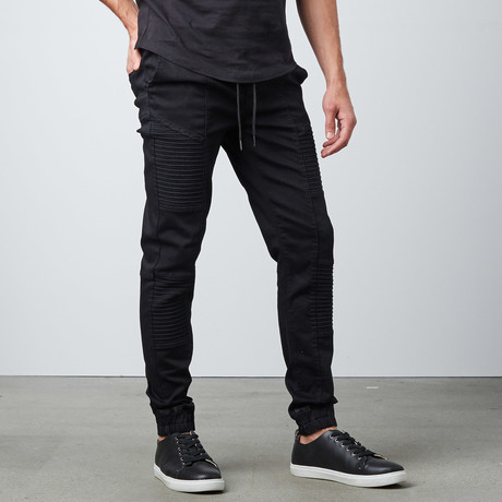 Venus Denim Jogger // Black (S)