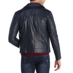Armutalan Leather Jacket // Navy (XL)
