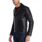Atakent Leather Jacket // Black (L)