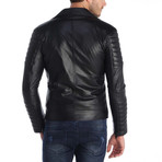 Atakent Leather Jacket // Black (L)