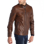 Savur Leather Jacket // Nuts (XL)