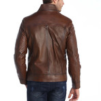 Savur Leather Jacket // Nuts (XL)