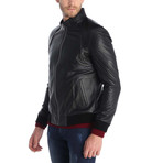 Pertek Leather Jacket // Black (2XL)