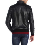 Pertek Leather Jacket // Black (M)
