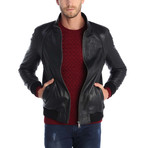 Pertek Leather Jacket // Black (M)