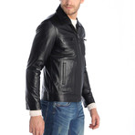 Kavak Leather Jacket // Black (3XL)