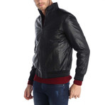 Gokce Leather Jacket // Black (M)