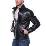 Pelitli Leather Jacket // Black (L)