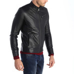 Beldibi Leather Jacket // Black (XL)
