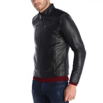 Beldibi Leather Jacket // Black (XL)