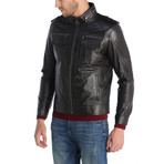 Eruh Leather Jacket // Brown (3XL)