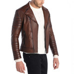 Guluc Leather Jacket // Brown (2XL)