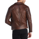 Guluc Leather Jacket // Brown (2XL)
