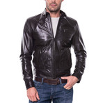 Altınova Leather Jacket // Brown (2XL)