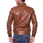 Konacık Leather Jacket // Whiskey (3XL)
