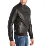 Cikcilli Leather Jacket // Brown (L)