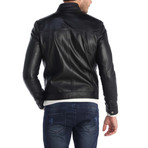 Dicle Leather Jacket // Black (M)