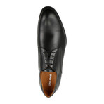 Stitched Plain Toe Lace-Up Derby // Black (Euro: 42)