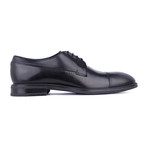 Perforated Line Captoe Derby // Black (Euro: 40)