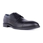 Perforated Line Captoe Derby // Black (Euro: 40)