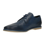 Perforated Lace-Up Derby // Navy (Euro: 45)