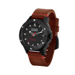 Alessandro Baldieri Seamonster SM-46 Automatic // AB0021SM-BBK (Black Leather Strap)