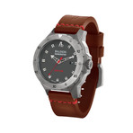 Alessandro Baldieri Seamonster SM-46 Automatic // AB0021SM-IGR (Black Leather Strap)