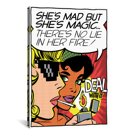 She's Mad But She's Magic // Butcher Billy (18"W x 26"H x 0.75"D)