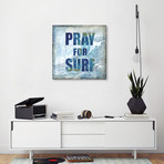 Pray For Surf (18"W x 18"H x 0.75"D)