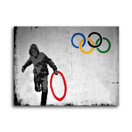 Olympic Thief (14"W x 11"H)