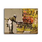 Papered Over (14"W x 11"H)