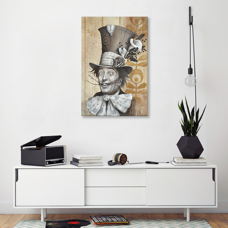 Le Chapelier (The Hatter) (18"W x 26"H x 0.75"D)