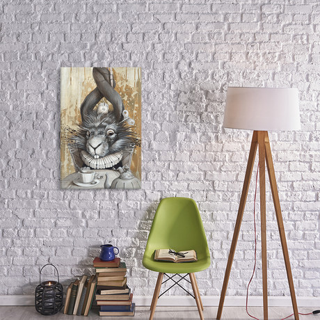 Le Lievre de Mars (The March Hare) (18"W x 26"H x 0.75"D)