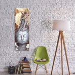 Le Petit Bouddha (The Little Buddha) (12"W x 36"H x 0.75"D)