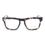 Thick Brow Trapezoidal Frame // Onyx Watercolor