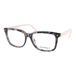 Watercolor Thick Rim Frame // Marble + Pink