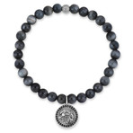 Eagle Charm Beaded Bracelet // Eagle Eye (Small)