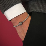 Solitaire Macrame Bracelet // Atolyestone