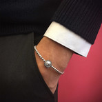 Solitaire Macrame Bracelet // OM