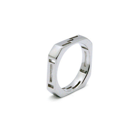 Azthex Ring // Silver (Size 7)