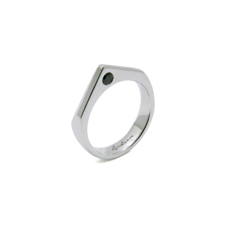 Ca Pique Ring // Onyx (Size 7)