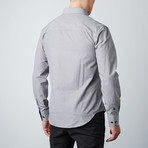 Jacquard Button-Up Shirt // Grey (3XL)