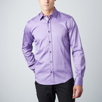 Solid Sateen Shirt // Lilac (3XL)