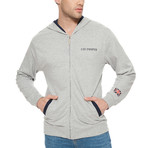 Lee Cooper Hoodie // Grey Melange (XL)