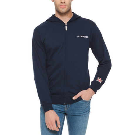 Lee Cooper Hoodie // Dark Blue (S)