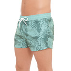 Palm Swim Short // Green (XL)