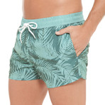 Palm Swim Short // Green (XL)