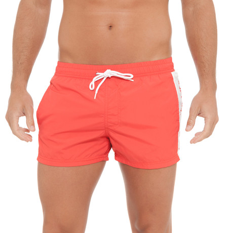 Varsity Swim Short // Watermelon (S)