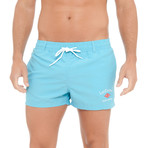 Lee Cooper Swim Short // Turquoise (M)